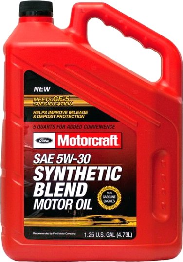 Изображение товара Моторное масло Ford Premium Synthetic Blend 5W30 / XO5W305Q3SP (4.73л)