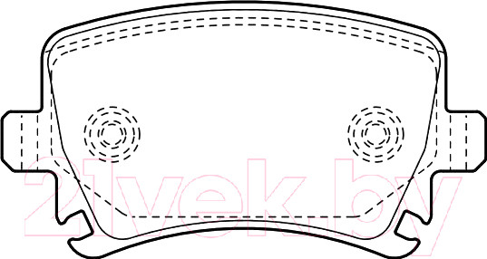 Изображение товара Тормозные колодки Valeo 301752