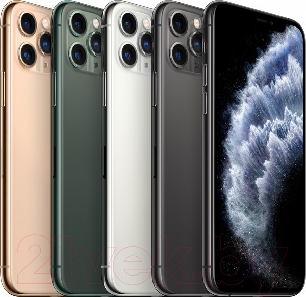 Изображение товара Смартфон восстановленный Apple iPhone 11 Pro 256GB Flip Грейд А (темно-зеленый)