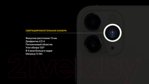 Изображение товара Смартфон восстановленный Apple iPhone 11 Pro 256GB Flip Грейд А (темно-зеленый)