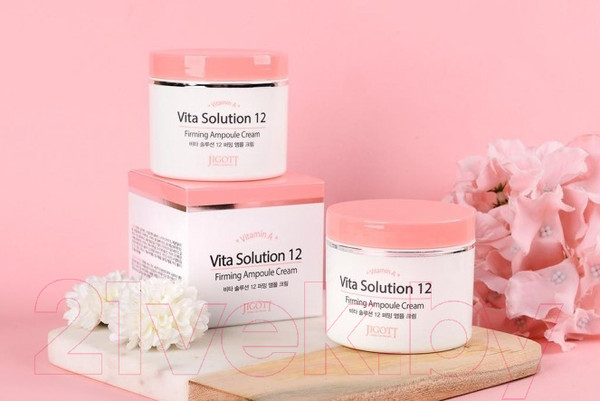Изображение товара Крем для лица Jigott Vita Solution 12 омолаживающий ампульный (100мл)