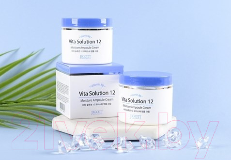 Изображение товара Крем для лица Jigott Vita Solution 12 увлажняющий ампульный (100мл)