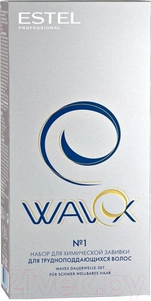 Изображение товара Набор для химической завивки Estel Wavex для химической завивки для трудноподдающихся волос №1