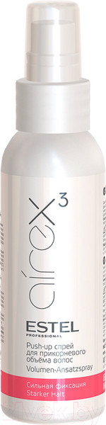 Изображение товара Спрей для укладки волос Estel Airex Push-Up для прикорневого объема сильная фиксация (100мл)