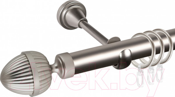 Изображение товара Карниз для штор АС ФОРОС Grace D25Г составной + наконечники Милано (3м, сатин)