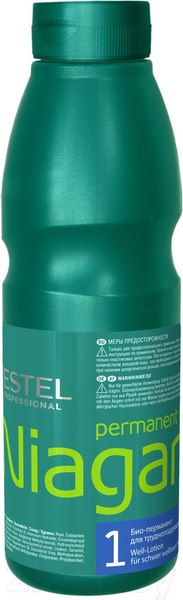 Изображение товара Средство для биозавивки Estel №1 Niagara для трудноподдающихся волос (500мл)