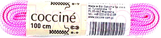 Изображение товара Шнурки для обуви Coccine Poliester Band / SZNP/100/ZIE/7P (100см, розовый)