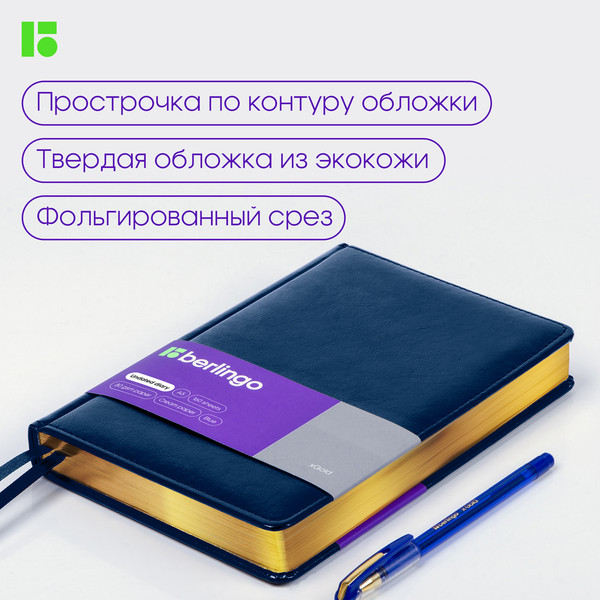 Изображение товара Ежедневник Berlingo xGold UD0 81501 (160л, синий)