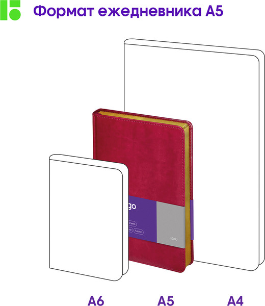 Изображение товара Ежедневник Berlingo xGold UD0 81508 (160л, фуксия)
