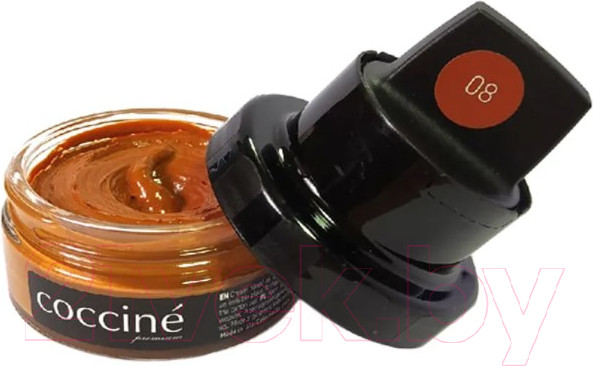 Изображение товара Крем для обуви Coccine Cream Elegance с губкой (50мл, коньяк)