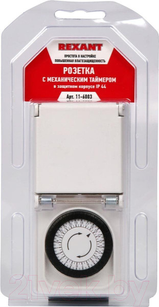 Изображение товара Розетка с таймером Rexant 11-6003