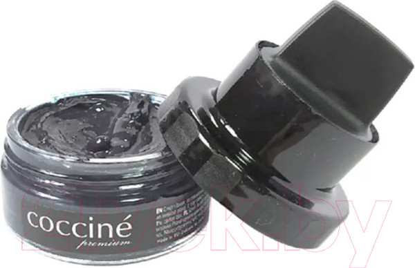 Изображение товара Крем для обуви Coccine Cream Elegance с губкой (50мл, темно-серый)