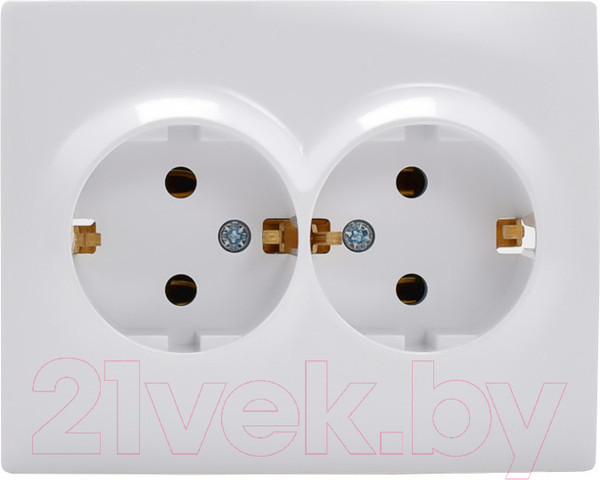 Изображение товара Розетка Lezard Karina 707-0200-127 (белый)