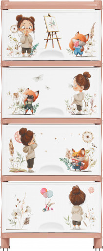 Изображение товара Комод пластиковый Альтернатива Для девочек / М1240