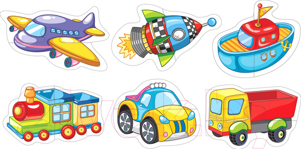 Изображение товара Набор пазлов Topgame Транспорт №1 / 01271