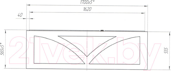 Изображение товара Экран для ванны 1Марка Elegance/Modern 170 А