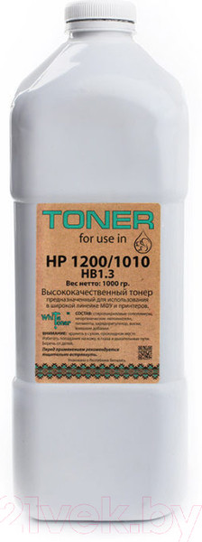 Изображение товара Тонер для принтера HP HB1.3 White Toner (1кг)