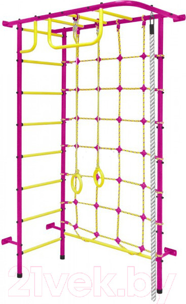 Изображение товара Детский спортивный комплекс Пионер 8 (пурпурный/желтый)