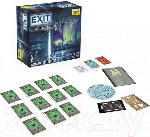 Изображение товара Настольная игра Звезда Exit-Квест. Полярная станция / 8972