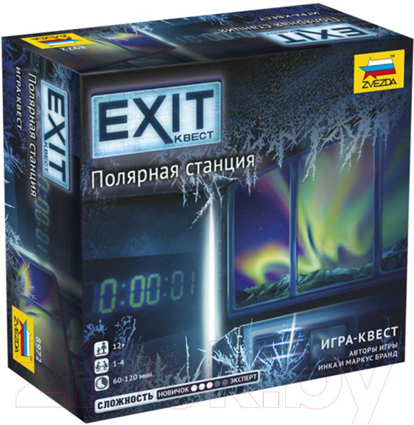 Изображение товара Настольная игра Звезда Exit-Квест. Полярная станция / 8972