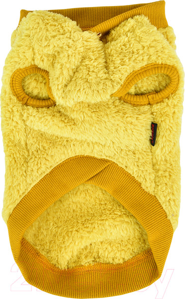 Изображение товара Толстовка для животных Puppia Willa с капюшоном / PATD-TS1756-MS-XL (горчичный)