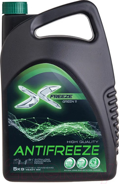 Изображение товара Антифриз X-Freeze Green 11 / 430206070 (5кг, зеленый)