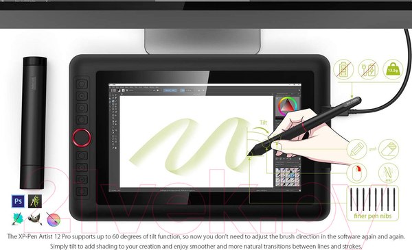 Изображение товара Графический планшет XP-Pen Artist 12 Pro