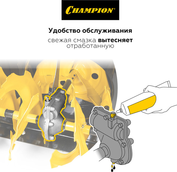 Изображение товара Снегоуборщик бензиновый Champion ST656