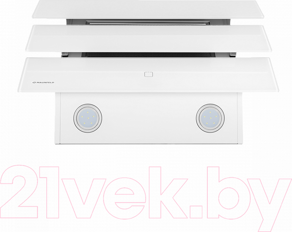 Изображение товара Вытяжка наклонная Maunfeld Cascada 60 (белый)