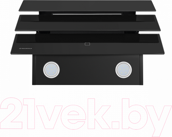 Изображение товара Вытяжка наклонная Maunfeld Cascada 60 (черный)