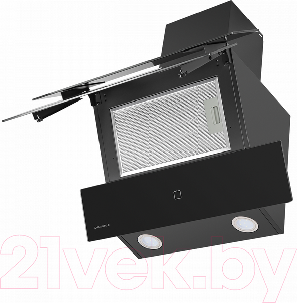 Изображение товара Вытяжка наклонная Maunfeld Cascada 60 (черный)