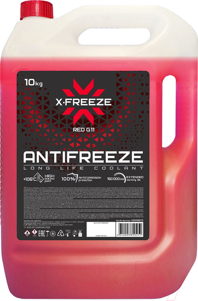 Изображение товара Антифриз X-Freeze Red 12 / 430206075 (10кг, красный)