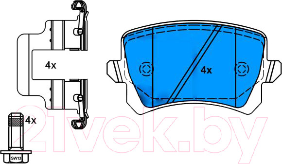 Изображение товара Тормозные колодки ATE 13046027492