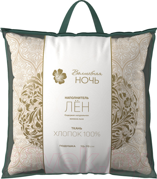 Изображение товара Подушка для сна Волшебная ночь Волшебная ночь 70x70 / 733142 (лен)