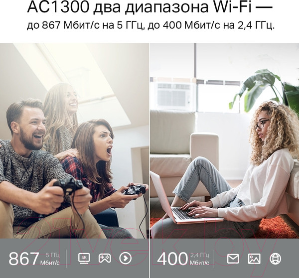 Изображение товара Беспроводной маршрутизатор TP-Link Archer C6 V2
