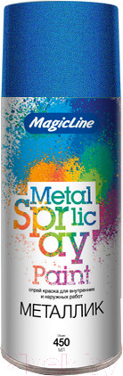 Изображение товара Краска Magicline Металлик RAL 640M / 2060 (265г, синий)