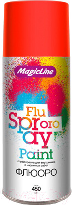 Изображение товара Краска Magicline Флюорисцентная / 1010 (265г, красный)