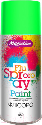 Изображение товара Краска Magicline Флюорисцентная / 1080 (265г, зеленый)