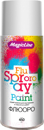 Изображение товара Краска Magicline Флюорисцентная / 1100 (265г, белый)