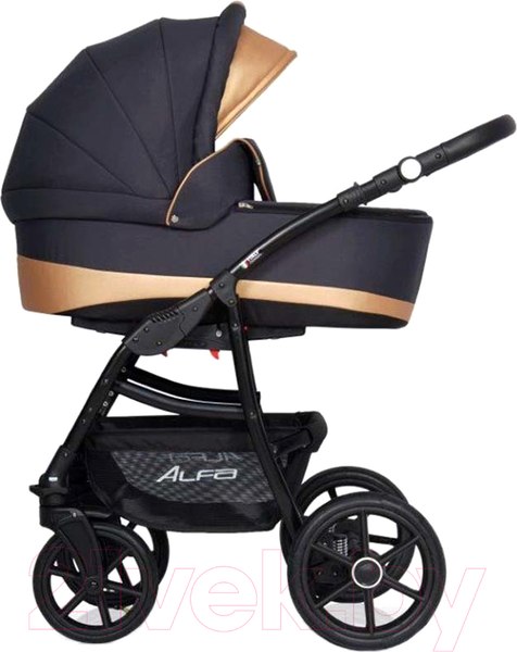 Изображение товара Детская универсальная коляска Riko Alfa Ecco 2 в 1 (02/Gold)