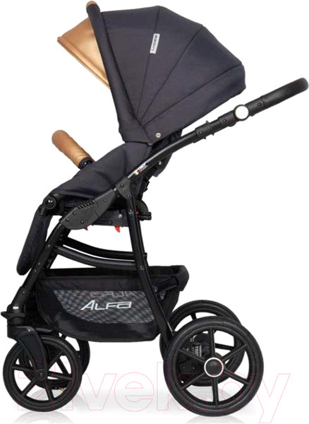 Изображение товара Детская универсальная коляска Riko Alfa Ecco 2 в 1 (02/Gold)