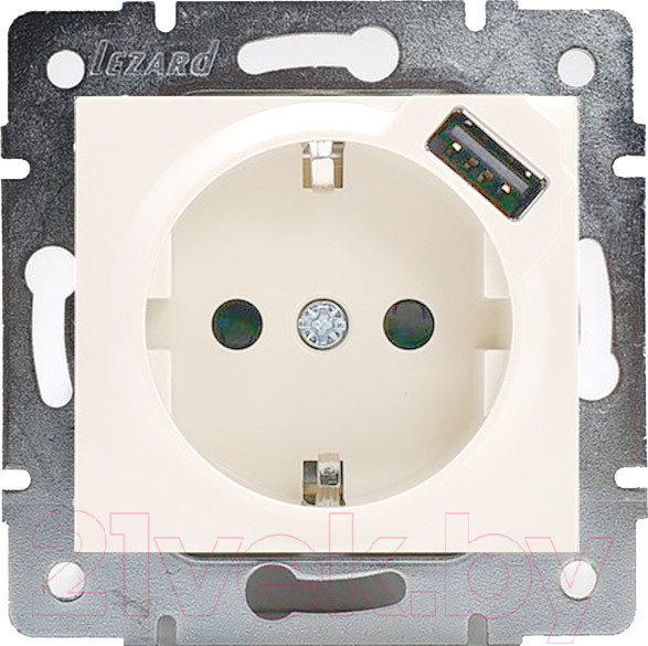 Изображение товара Розетка Lezard Karina 707-3088-181