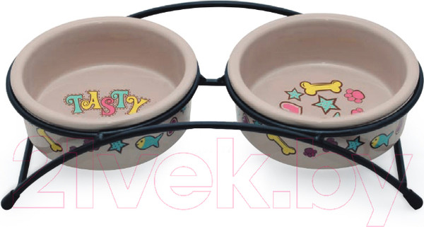 Изображение товара Набор мисок для животных Triol Лакомка CB12 / 30231012 (2 миски)