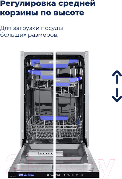 Изображение товара Посудомоечная машина Maunfeld MLP 08IMR