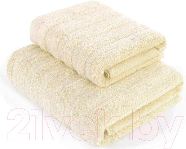 Изображение товара Полотенце Verossa Verossa Stripe 2 50x90 (экрю)