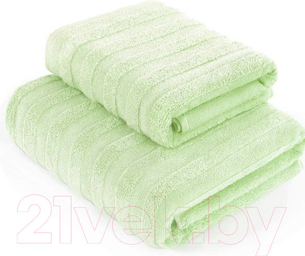 Изображение товара Полотенце Verossa Verossa Stripe 2 50x90 (светло-фисташковый)