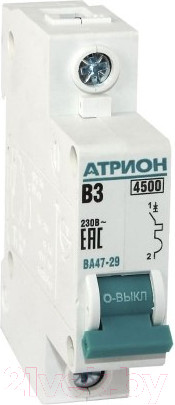 Изображение товара Выключатель автоматический Атрион VA4729-1-04B
