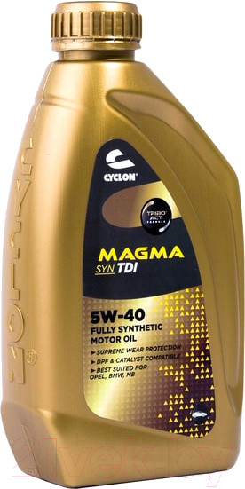 Изображение товара Моторное масло Cyclon Magma Syn TDI 5W40 / JM02009 (1л)