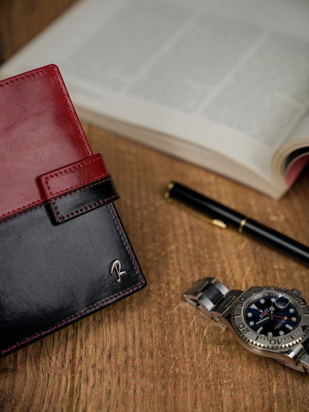 Изображение товара Портмоне Cedar Rovicky D1072L-VT2 (черный/красный)