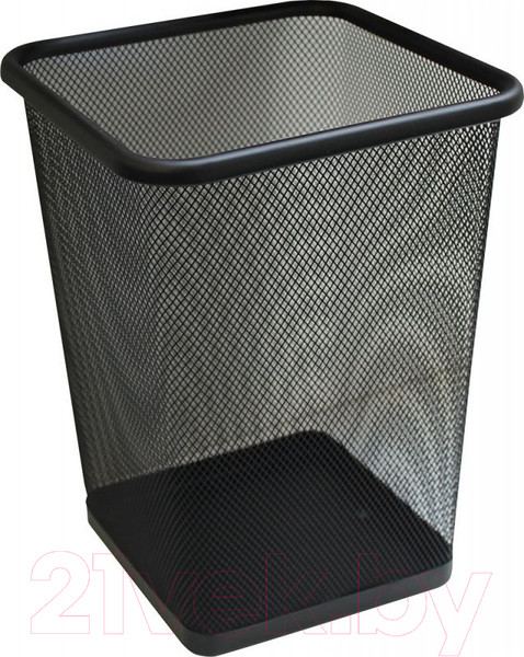Изображение товара Корзина для бумаг Merida Квадрат KIC102 (10л, черный)